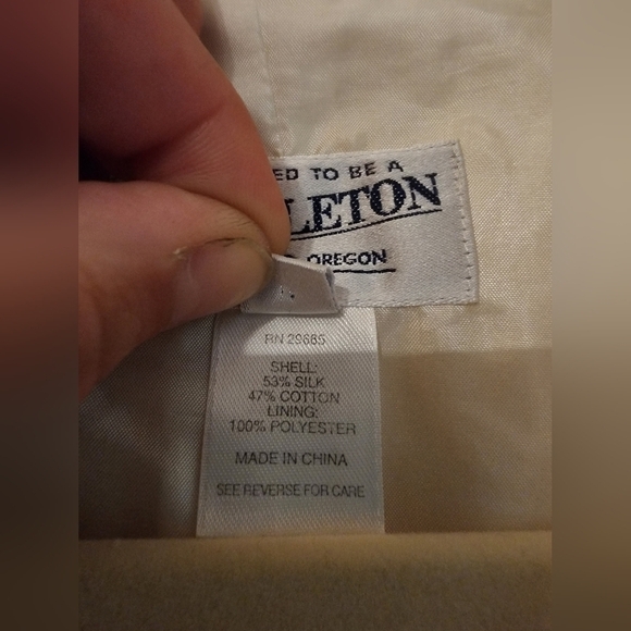 Vtg Pendelton Silk Blend Blazer / Jacket - Picture 7 of 15